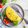 Chickpea Frittata with Herbal Tahini